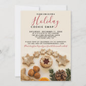 HOLIDAY COOKIE SWAP Cookie Exchange Party Kaart (Voorkant)
