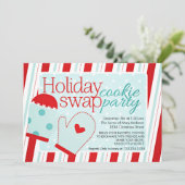 Holiday Cookie Swap Kaart (Staand voorkant)