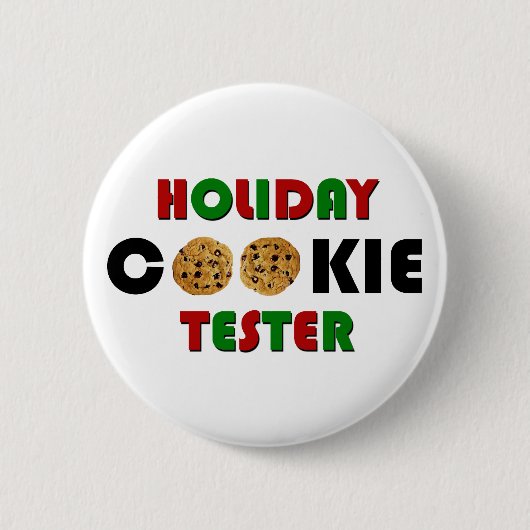Holiday Cookie Tester Button (Voorkant)