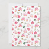 Holiday Cookies and Cocoa Pink Merry Christmas Feestdagenkaart (Achterkant)