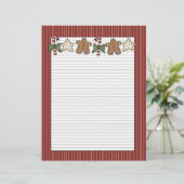 Holiday Cookies Letterhead (Staand voorkant)