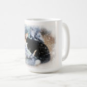 Holiday Corgi Puppy Koffiemok (Voorkant rechts)