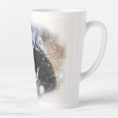 Holiday Corgi Puppy Latte Mok (Rechts)