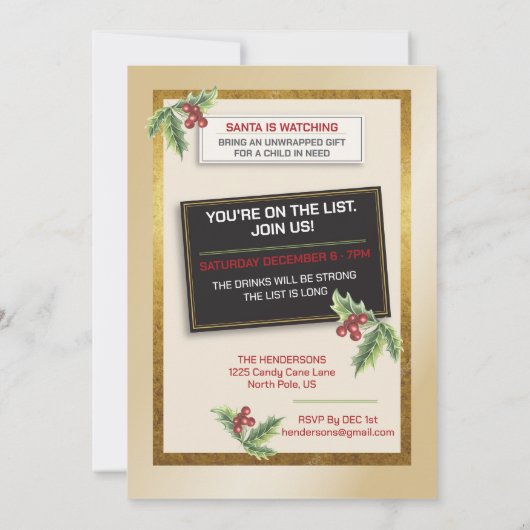 Holiday Crimes Unit – Reindeer Repeat Offender Kaart (Achterkant)