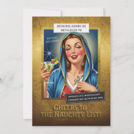 Holiday Crimes Unit – Virgin Mary, Naughty or Nice Kaart