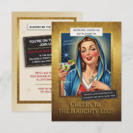 Holiday Crimes Unit – Virgin Mary, Naughty or Nice Kaart