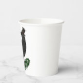 Holiday Crow with Top Hat Papieren Bekers (Links)
