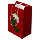 Holiday Cupcake Whimsey ALLEEN MEDIUM Cadeauzakje (Achterkant Gekanteld)