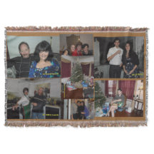 HOLIDAY CUSTOM FOTO THROW BLANKET