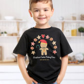 Holiday Cute Gingerbrood Boy Cookie Baking Crew T-shirt