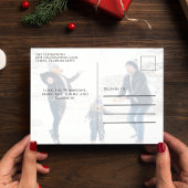 Holiday Cute Snowflake Whimsical Colorful 2 Foto Feestdagenkaart