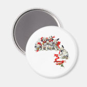 Holiday Dalmatian Pups Magneet (Voorkant / Achterkant)