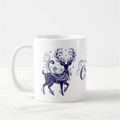 Holiday Deer Koffiemok (Links)