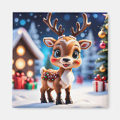 Holiday Deer Magnet (Voorkant)