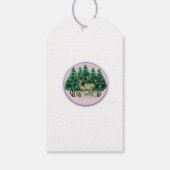 Holiday Deer Woodland Dierlijke Gift Labels Cadeaulabel (Achterkant)