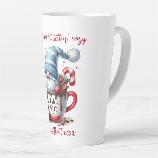 Holiday Delight Gnome Latte Mok (Rechterhoek)