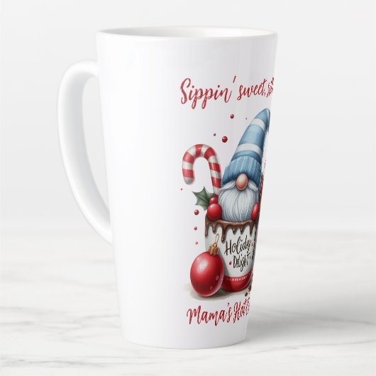 Holiday Delight Gnome Latte Mok (Linkerhoek)