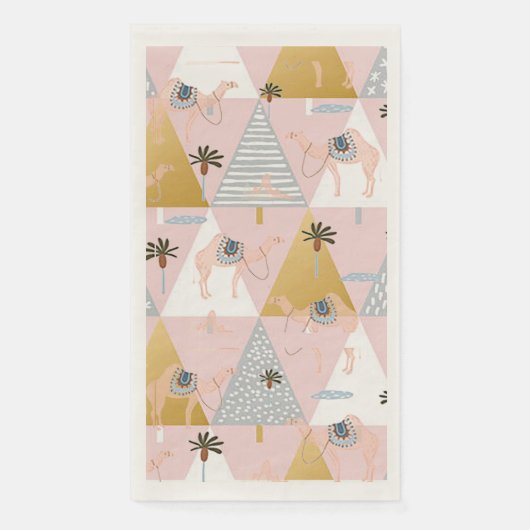 Holiday Desert Paper Gastenhanddoek Servet (Voorkant)