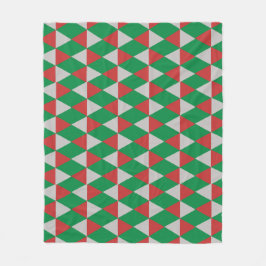 Holiday Diamonds Fleece Deken