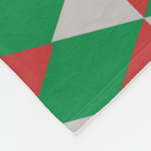 Holiday Diamonds Fleece Deken (Hoek)