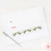 Holiday Dinosaurs Holiday Sticker (Envelop)