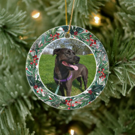 Holiday Dog of Cat 1 Photo Pet Keramisch Ornament