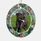 Holiday Dog of Cat 1 Photo Pet Keramisch Ornament (Links)