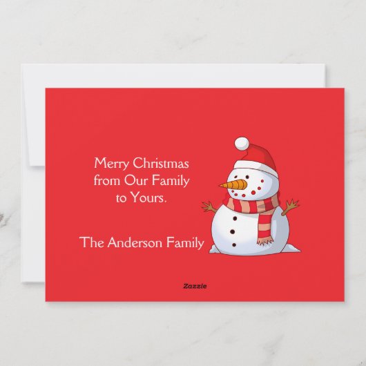 Holiday Dog Paws Kerstmis Kaart (Achterkant)