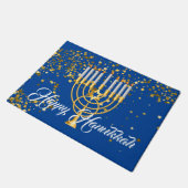 Holiday Doormat-Happy Hanukkah Deurmat (Schuin)