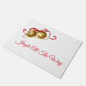 Holiday Doormat-Jingle Bells Deurmat (Schuin)