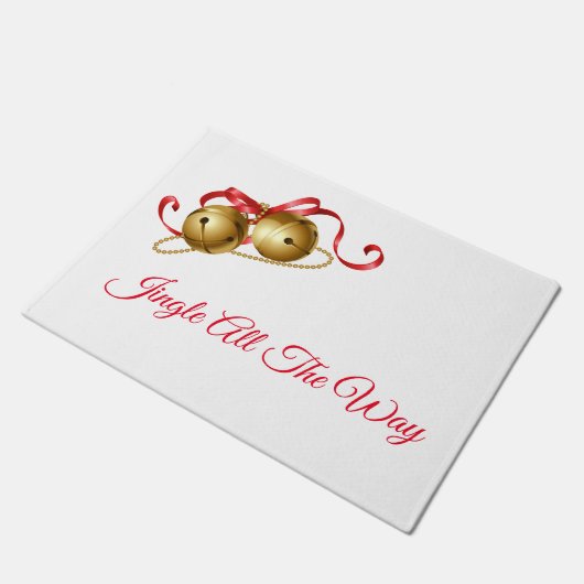 Holiday Doormat-Jingle Bells Deurmat (Schuin)