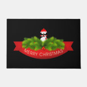 Holiday Doormat-Kerstmis Penguin Deurmat (Voorkant)