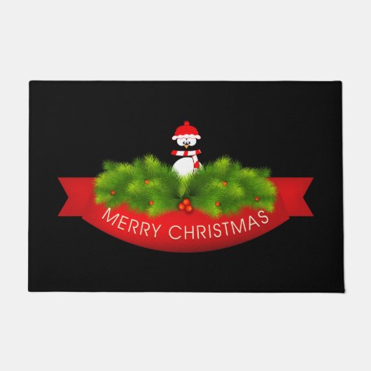 Holiday Doormat-Kerstmis Penguin Deurmat (Voorkant)