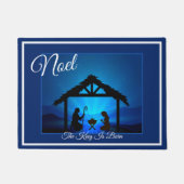 Holiday Doormat-Noel Manger Scene Deurmat (Voorkant)