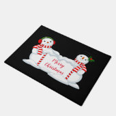 Holiday Doormat-Snowman Deurmat (Schuin)