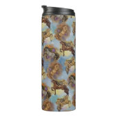 Holiday Drocatcher Western Horses Pattern Thermosbeker (Geroteerd rechts)