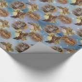 Holiday Drocatcher Westerne Paarden gevild Cadeaupapier (Hoek)