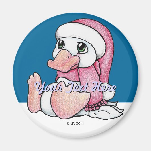 Holiday Ducky Magneet (Voorkant)