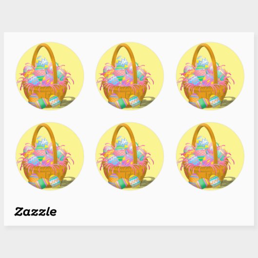 Holiday Easter Tradition Ronde Sticker (Vel)