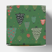 Holiday Echoes-Green Favor Box Bedankdoosjes (Bovenkant)