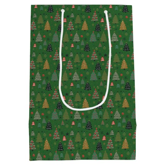 Holiday Echoes-Green Medium Cadeauzakje (Achterkant)