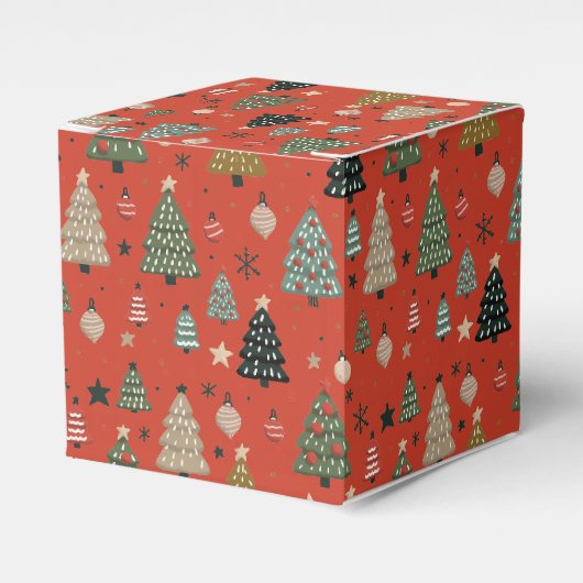 Holiday Echoes-Rood Bedankdoosjes (Voorkant Zijde)