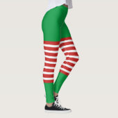 Holiday Elf Leggings Candy Cane Kerstmis (Rechts)