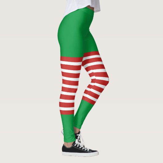 Holiday Elf Leggings Candy Cane Kerstmis (Rechts)