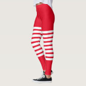 Holiday Elf Leggings Candy Cane Kerstmis (Links)
