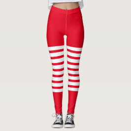 Holiday Elf Leggings Candy Cane Kerstmis
