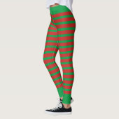 Holiday Elf Leggings Candy Cane Kerstmis (Links)