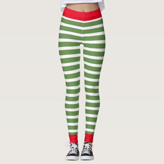 Holiday Elf Leggings | kerstklep (Voorkant)