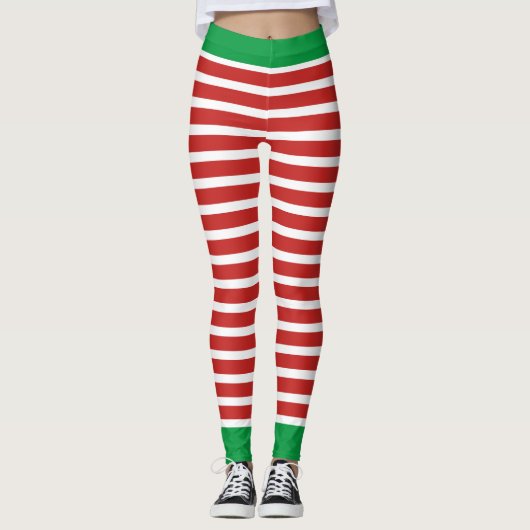 Holiday Elf Leggings | kerstklep (Voorkant)