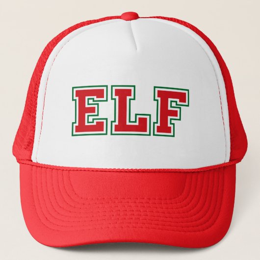 Holiday Elf Trucker Hat Trucker Pet (Voorkant)